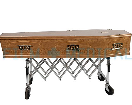 Coffin with Brass Effect Handles (coffin only)